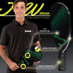 Franklin Sports Pickleball Paddle And Ball Set -Wooden Rackets + Pickleballs - 2 Players - Activator - Usa Pickleball (Usapa) Ap