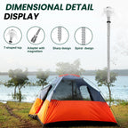 30 Pack 8 Screw In Tent Stakes Heavy Duty- Ground Anchors Screw- Tent Pegs Camping Stakes- Hex Pegs Drillable Tent Stakes And He