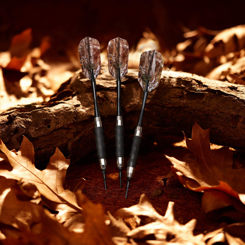 Fat Cat Realtree Hardwoods Hd Camo Soft Tip Darts With Storage/Travel Case, 16 Grams