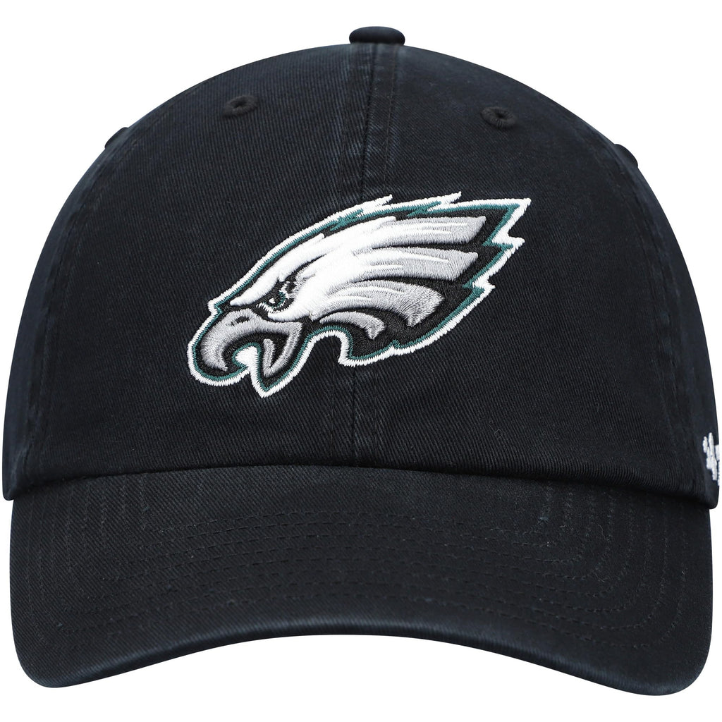 47 Men'S Black Philadelphia Eagles Secondary Clean Up Adjustable Hat