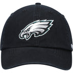 47 Men'S Black Philadelphia Eagles Secondary Clean Up Adjustable Hat