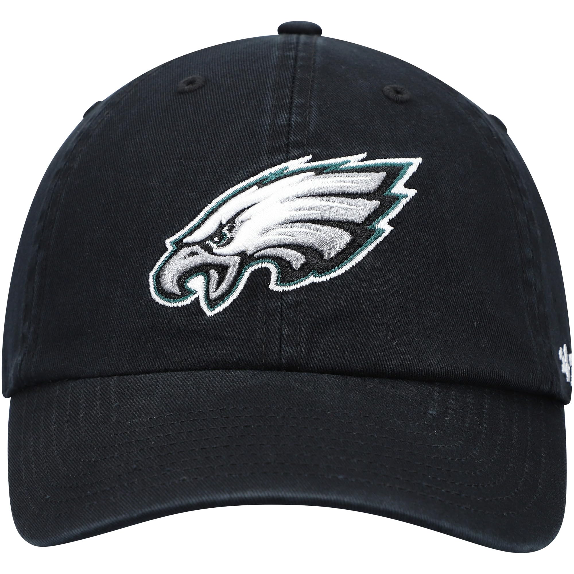 47 Men'S Black Philadelphia Eagles Secondary Clean Up Adjustable Hat