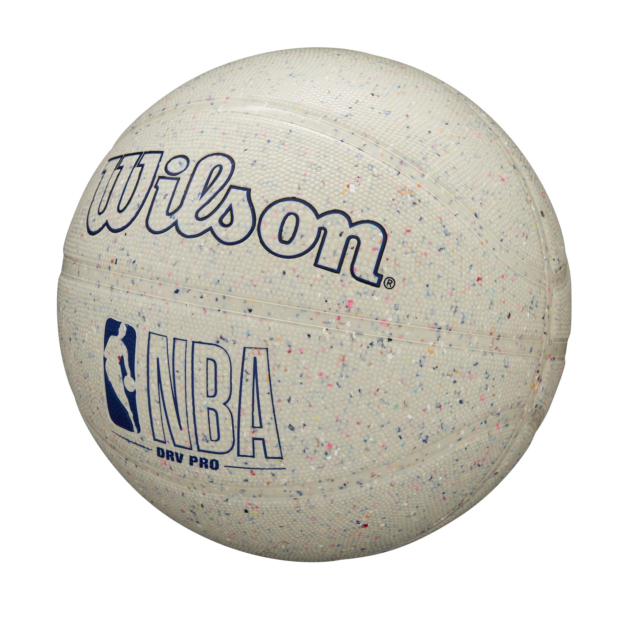 Wilson Nba Drv Pro Outdoor Basketball - Beige/Speckled, Size 6-28.5''