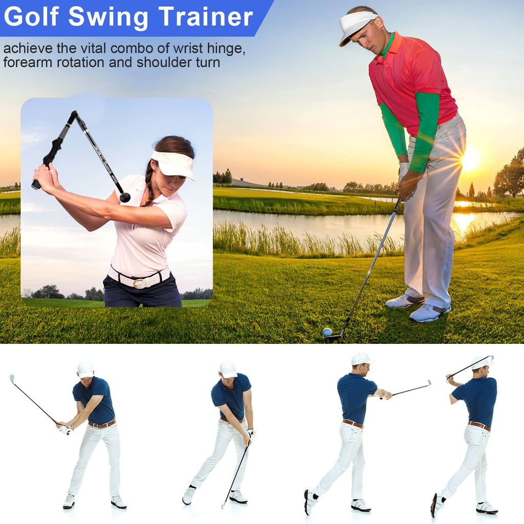 Taotop Golf Swing Trainer Aid Adjustable, Portable Golf Training Aid To Improve Hinge, Forearm Rotation, Shoulder Turn - Lightwe