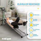 Total Gym Incline Weight Trainer Apex G5 W/ 10 Resistance Levels For Home Workout