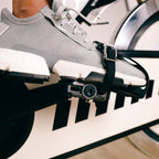 Venzo Fitness Exercise Indoor Bike Compatible With Shimano Spd Pedals With Toe Clips & Cleats