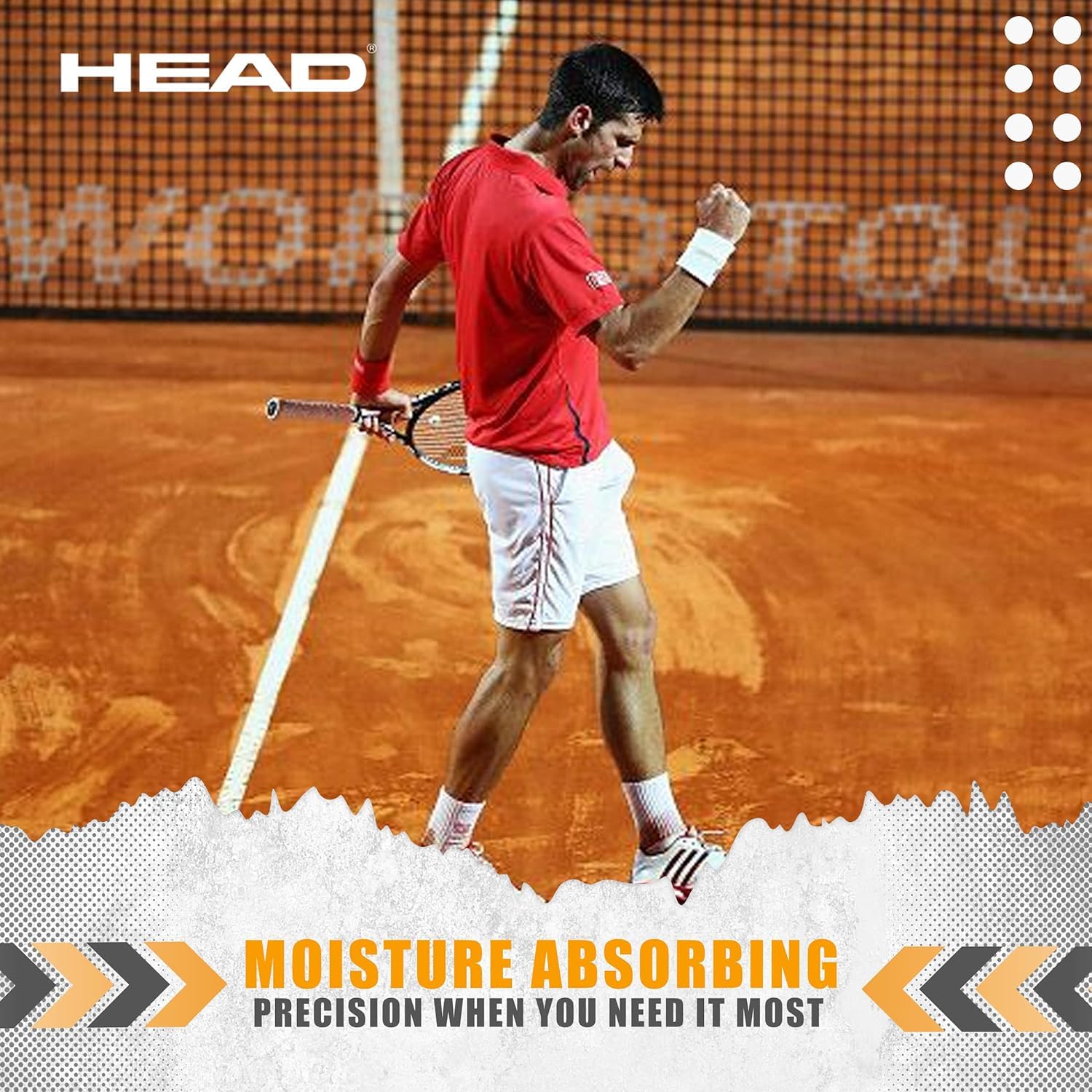 Head Super Comp Racquet Overgrip - Tennis Racket Grip Tape - 3-Pack