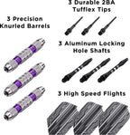 Viper Wind Runner Soft Tip Darts, Purple Rings, 18 Grams
