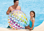 Intex 59065Ep Jumbo Inflatable Big Panel Colorful Giant Beach Ball (Set Of 4)
