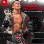 LIBERLUPUS MMA Gloves Sparring for Men- Open Palm Training Gloves for Grappling, Kickboxing, Muay Thai, Youth Self-Defense, Heav