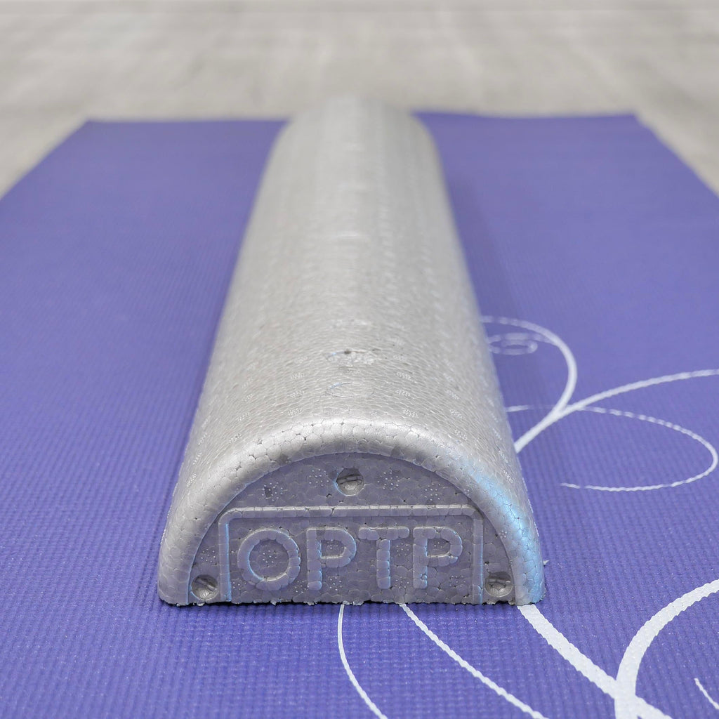 Optp Silver Axis Foam Roller, Moderate Density For Sports Medicine, Physical Therapy, Pilates, Yoga - Myofascial Release On Trig
