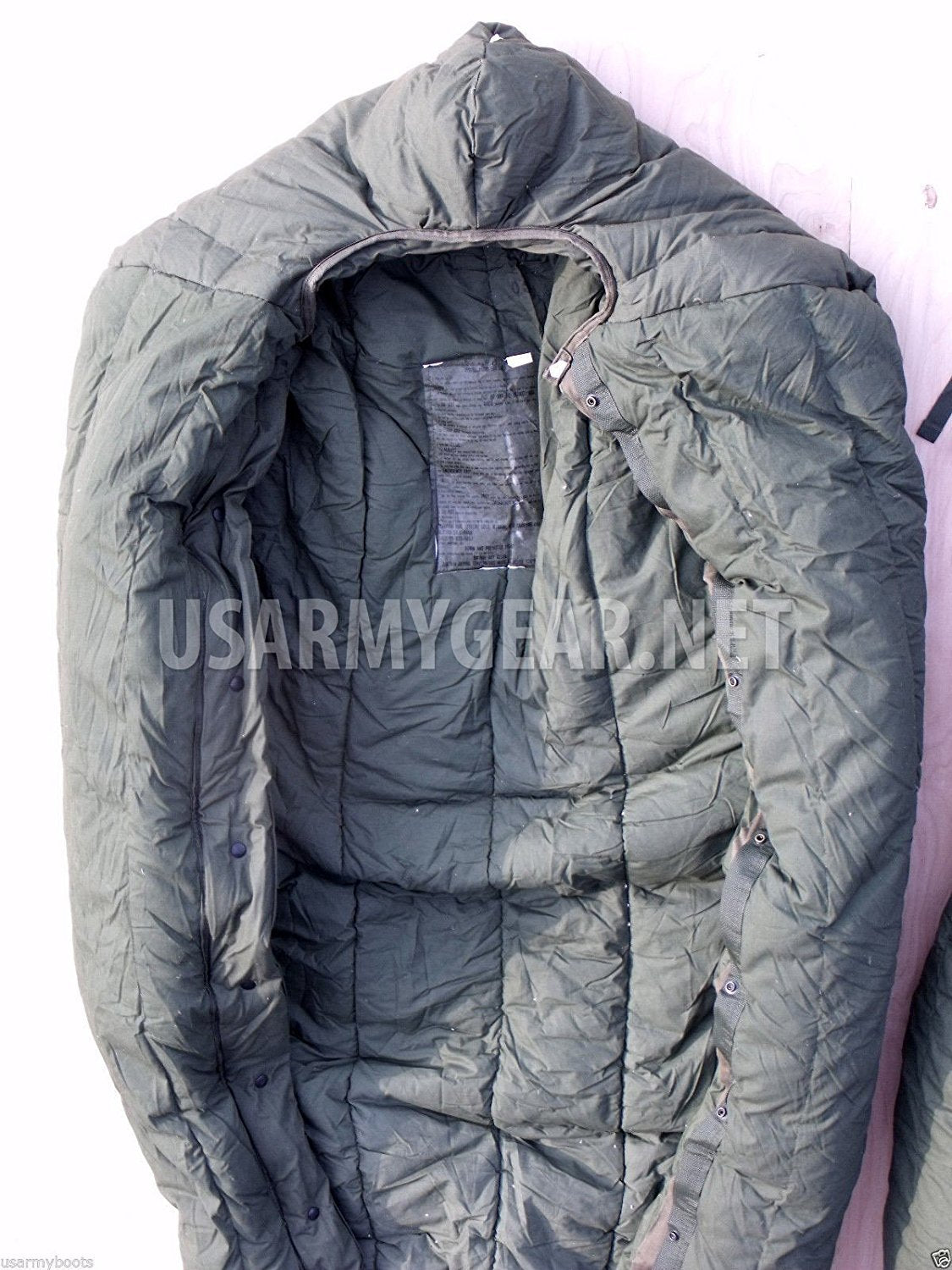 Very Warm Military Us Army Subzero Extreme Cold Weather Ecw Down Gi Sleeping Bag