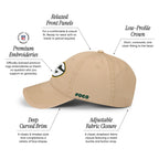 Foco Men'S Green Bay Packers-Khaki Cap Nfl Logo Casual Hat, Team Color