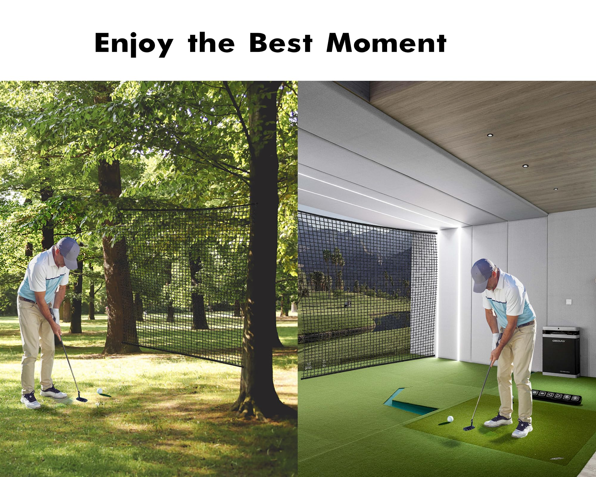 Fahnemt Golf Nets For Backyard Driving, Golf Net For Practice Barrier Net, Sports Netting For Hitting Golf, Baseball, Hockey, So