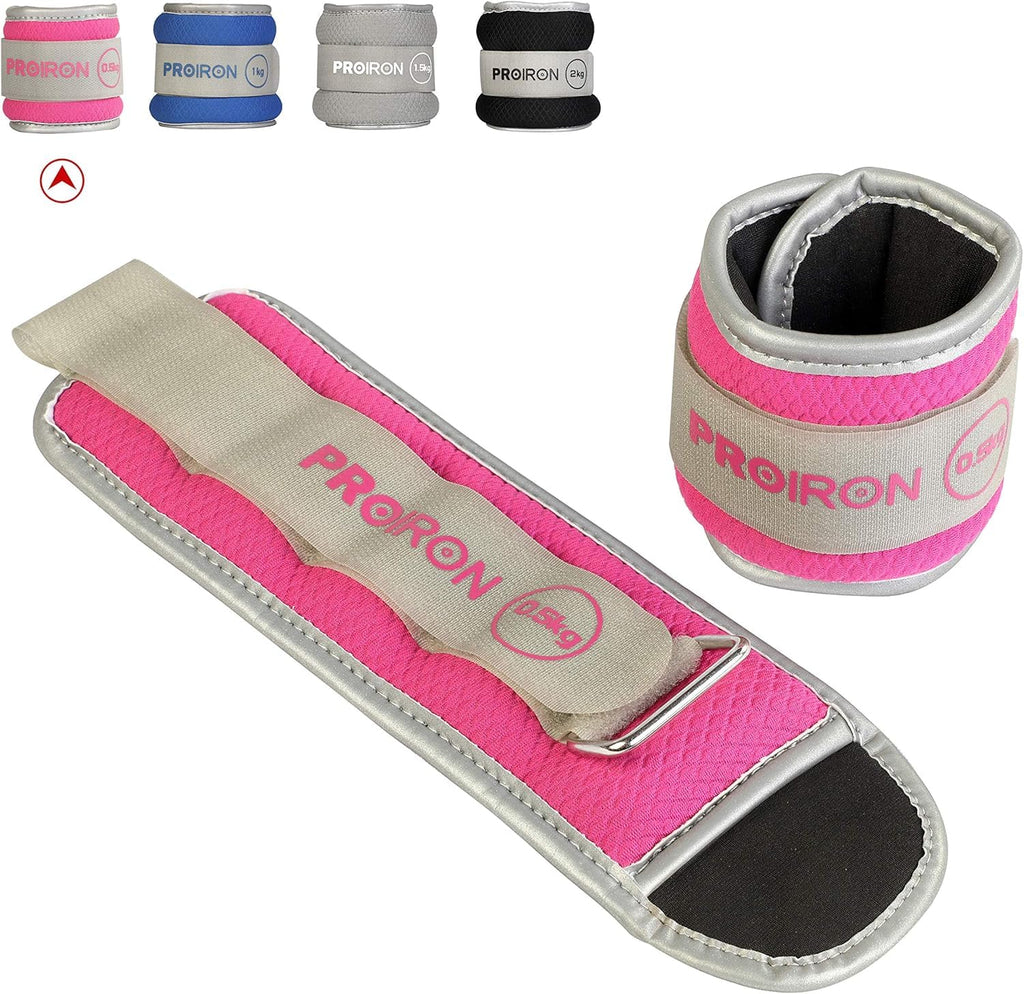 Satoha Proiron Gewichtsmanschetten Fuahandgelenk Gewichte Fitness Set 0,5Kg Bis 2Kg 1 Paar Far Beine Und Arme Knachel Gewicht Fa
