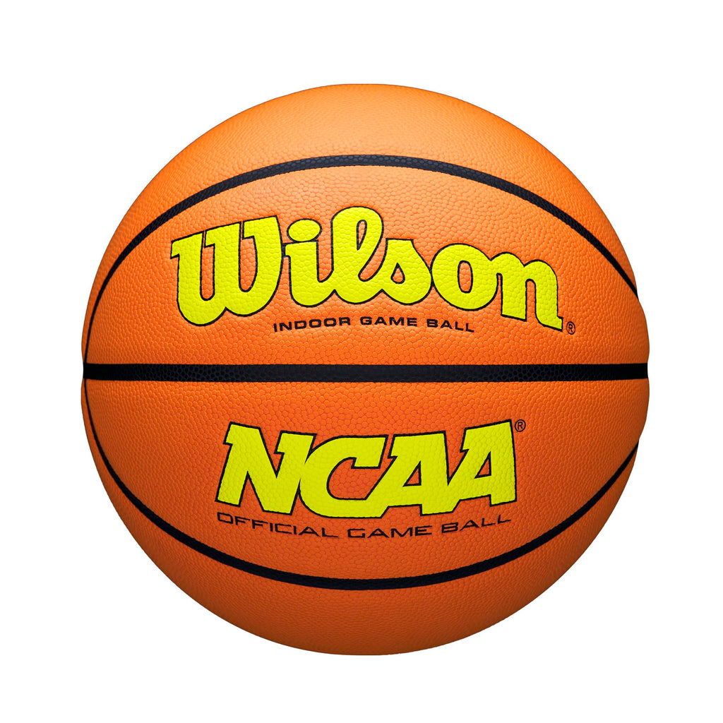 Wilson Ncaa Evo Nxt Official Indoor Game Basketball - Optic Yellow/Orange, Size 6-28.5''