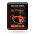 Rico Industries NCAA Oregon State Beavers Metal Parking Sign 8.5 x 11 - Great for Man Cave, Bed Room, Office, Home D  cor