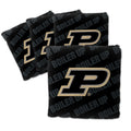 YouTheFan Officially-Licensed NCAA Purdue Boilermakers Set of 4 Cornhole Bags - All Weather Regulation 6    x 6    Size - 16oz W