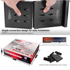 Cyeelife Plastic Darts Stand&Holder Black For 12 Soft And Steel Darts,Assemblable And Detachable Pro Dartboard Accessories