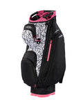 Sun Mountain Womens C100 Lightweight Cart Golf Bag, 14-Way Top, 2026 Model, Black Abstract Pink