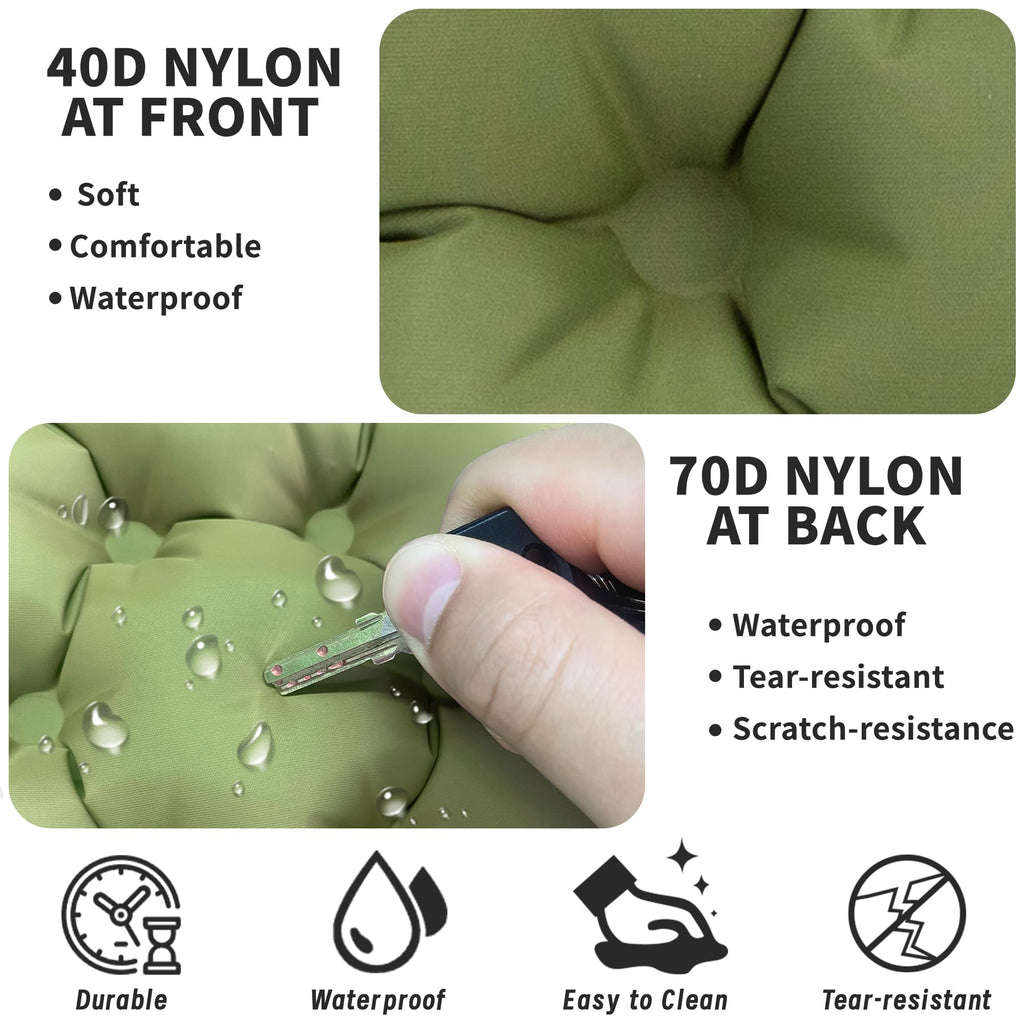 Eulant Lightweight Inflatable Seat Cushion Waterproof Air Cushion,Portable Travel Cushions Suitable For Camping Hiking Climbing
