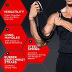 Core Prodigy Python Power Twister Bar - Upper Body Exercise For Chest, Shoulder, Forearm, Bicep And Arm Strengthening Workout Eq