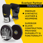 Everlast 3010 Boxing Fitness Kit, Black/Grey