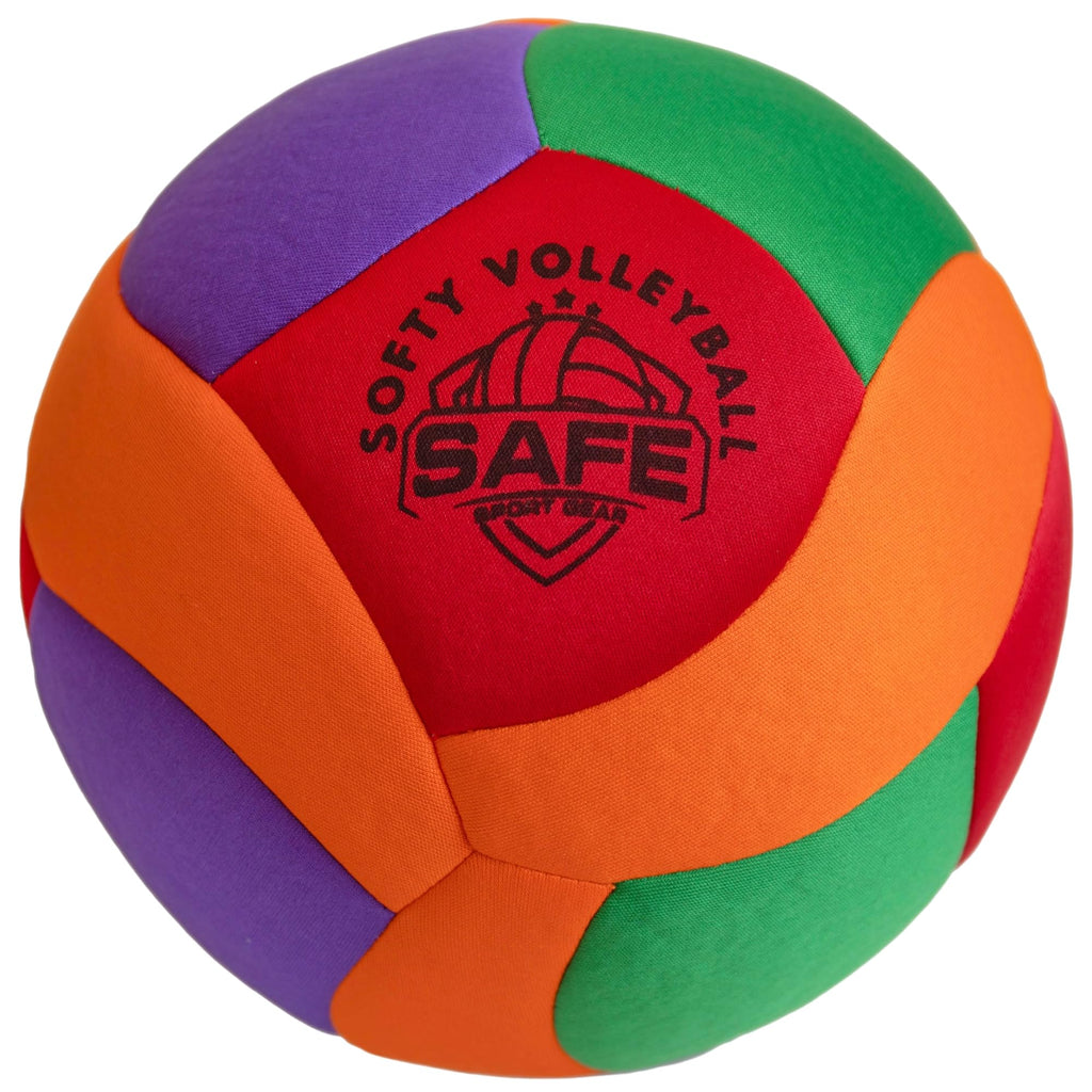 Safe Sport Gear Softy Volleyball - Super Soft Volleyball Designed For Pain-Free Play - Awesome Kids Volleyball With A Realistic 