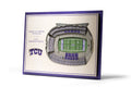 Youthefan Ncaa Tcu Horned Frogs 5-Layer Stadiumview 3D Wall Art - Amon G. Carter Stadium