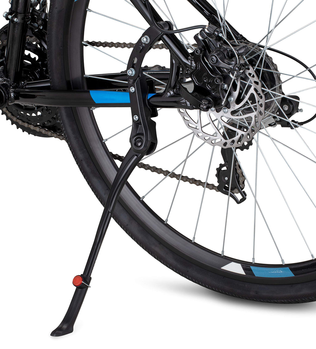 Schwinn Rear Mounted Bike Kickstand, Easy To Install, With Anti-Slip Foot Pads, Lightweight Aluminum Alloy, Fits Most Adult Bike