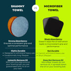 Strikeclub Bowling Ball Shammy Towel  Oval Shape Dual Sides Leather Bowling Towel  Easy Wipe Off Dirt & Oil To Boost Precision