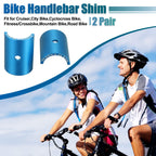 X Autohaux 2 Pair Bike Handlebar Shim 25.4 To 31.8Mm Shim Bicycle Handlebar Stem Shim Adapter Size Reducer Sleeve Spacers Clamp