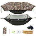 Camping Hammock Tent With Mosquito Net & Rainfly, 3 In 1 Waterproof Lightweight Portable Sleeping Hammock Bug Backpacker Travel