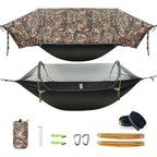 Camping Hammock Tent With Mosquito Net & Rainfly, 3 In 1 Waterproof Lightweight Portable Sleeping Hammock Bug Backpacker Travel