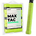 Adv Maxtac Tacky Tennis Racket Grip Tape - Extremely Sticky Tennis Overgrips - Non-Slip, Razor-Thin & Easy To Use Pro Volt Yello