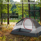 Moon Lence Professional Camping Tent 2 Person Tent Backpacking Tent, Water & Wind Proof Ultralight Equipment For Mountaineering