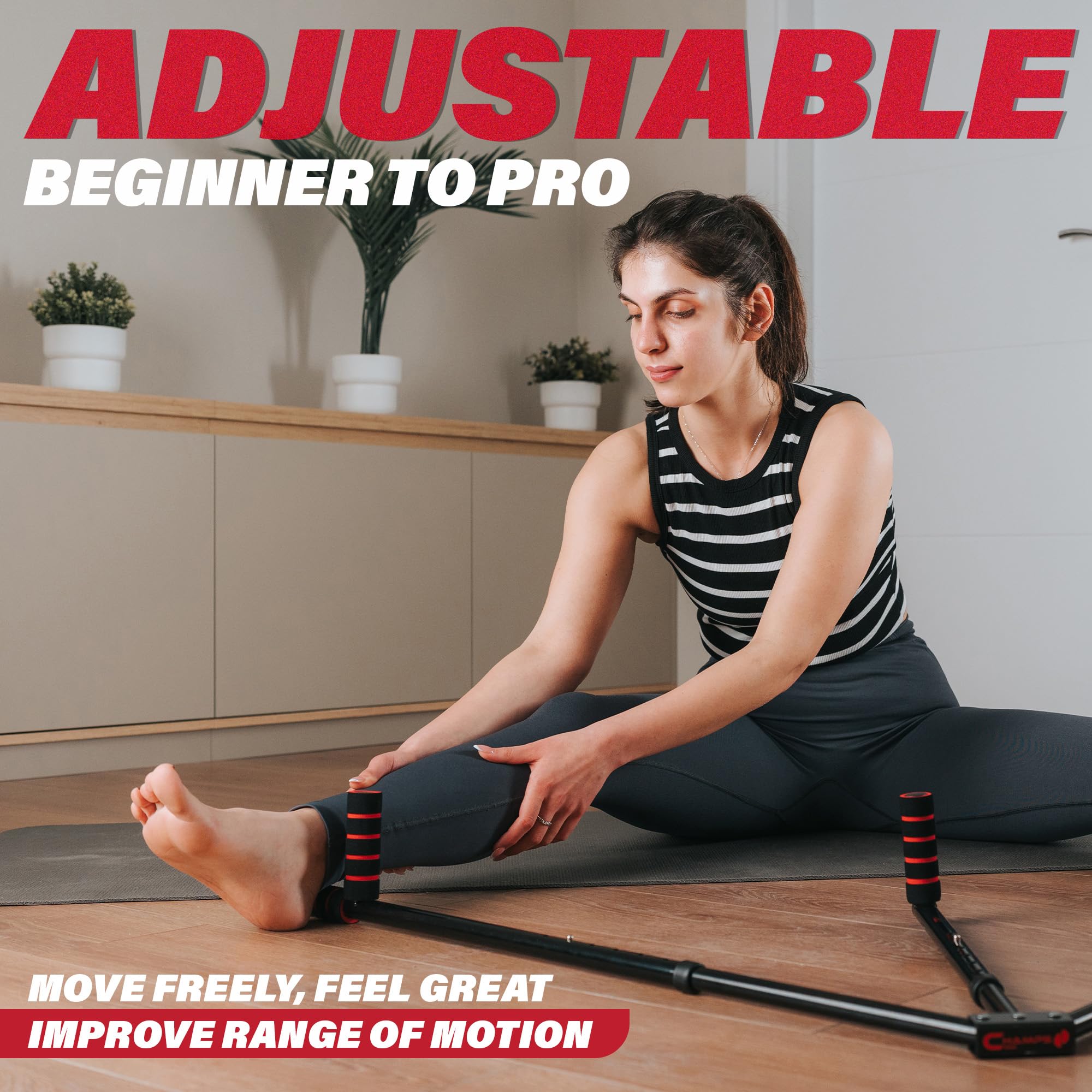 3 Bar Leg Stretcher - Stainless Steel Split Machine Mma Equipment Hamstring Stretcher Device Boosts Range Of Motion And Stretchi