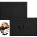 Pangda 2 Pcs Battery Protective Mat Battery Acid Absorbent Mat, Black for Marine Boat(6.7 x 10 Inch)