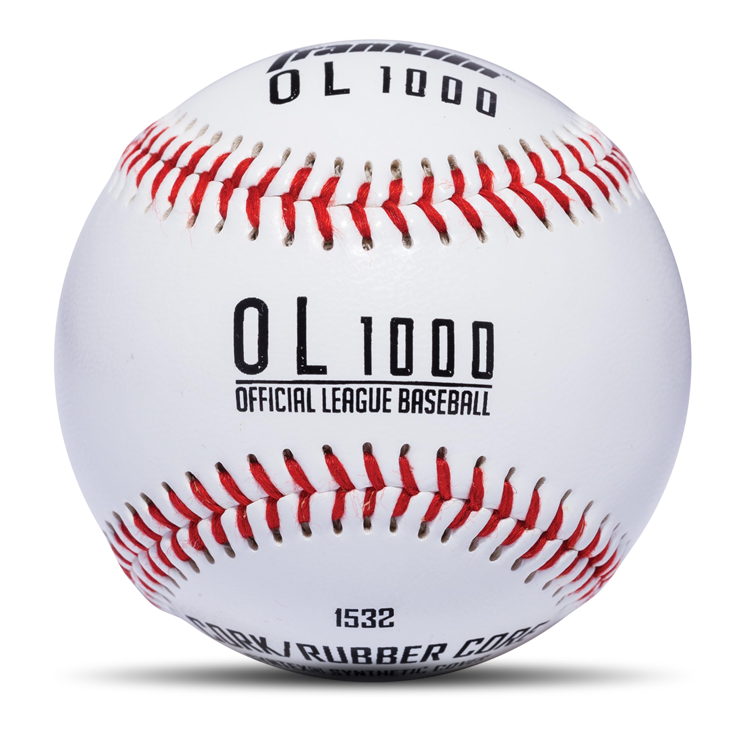 Franklin Sports Official Size Baseballs - 9 Inch Baseballs - OL1000 - Great for Practice Training - Official Size Weight - 1 Pac