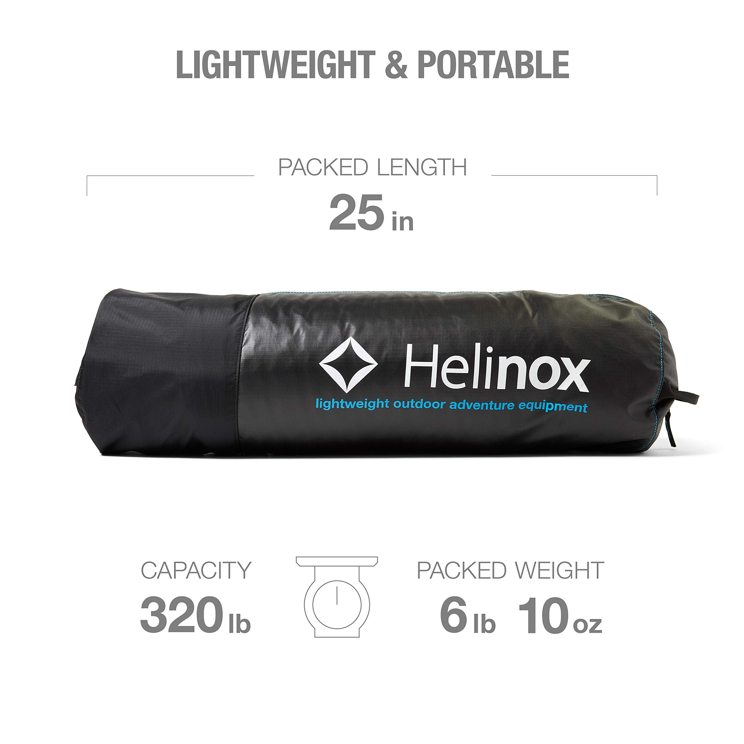 Helinox Cot One Insulated Lightweight, Compact, Collapsible, Portable Four Season Camping Cot (2022)
