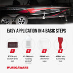 Megaware Keelguard Boat Keel And Hull Protector, 11-Feet (For Boats Up To 28Ft), Black