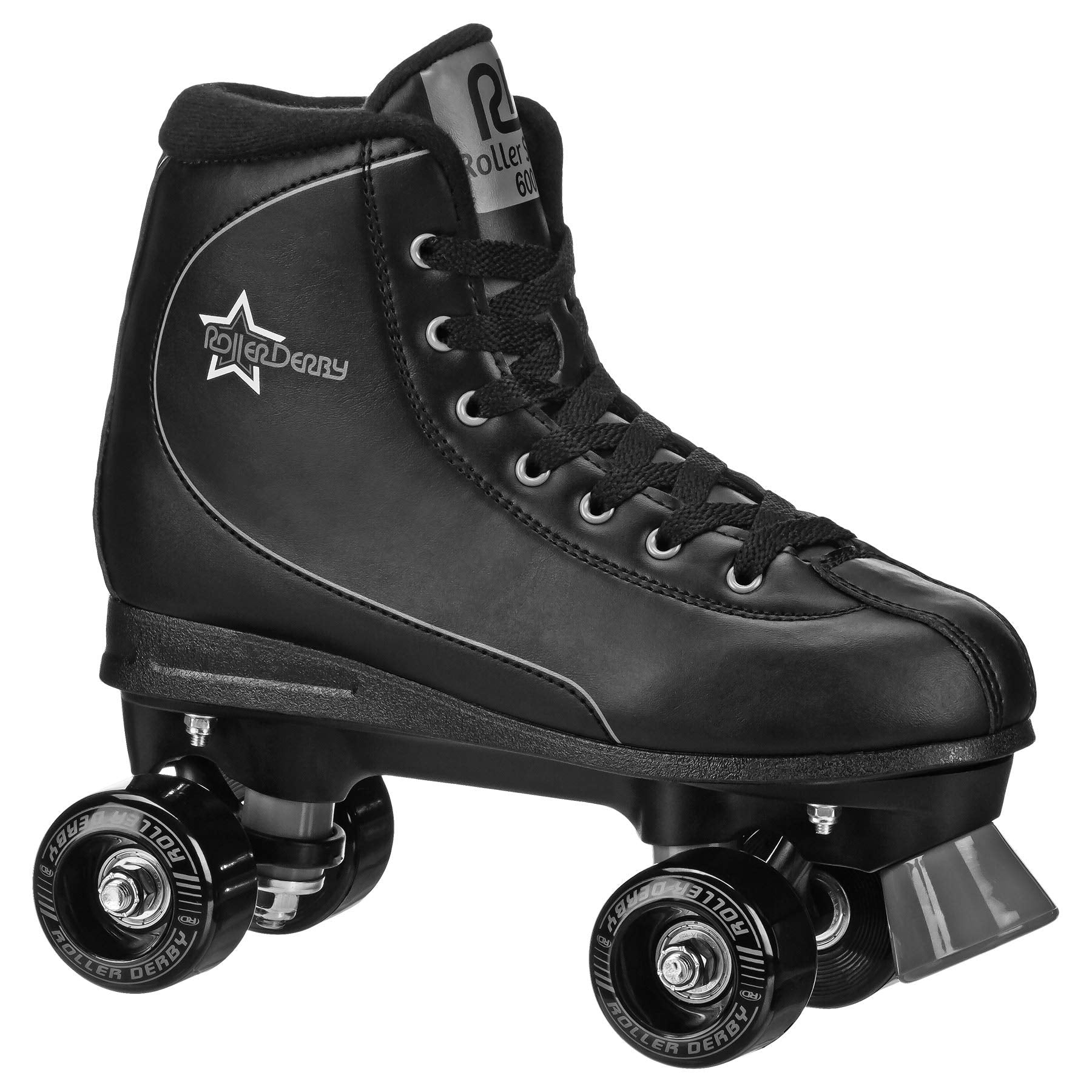 Roller Derby Roller Star 600 Mens Roller Skates - Black/Gray - Size 05
