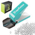 MageRabbit Dart Flight Hole Punch Tool, Dart Flight Hole Punch with 100 Metal O Rings, Dart Accessories Puncher for PET Flights,