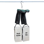 Rack'Em Wader Boot Hanger For Fishing Waders - Boots - Shoe Dryer - Footwear Storage Rack - The Snake 1 Pair Hanging Hook - Heav