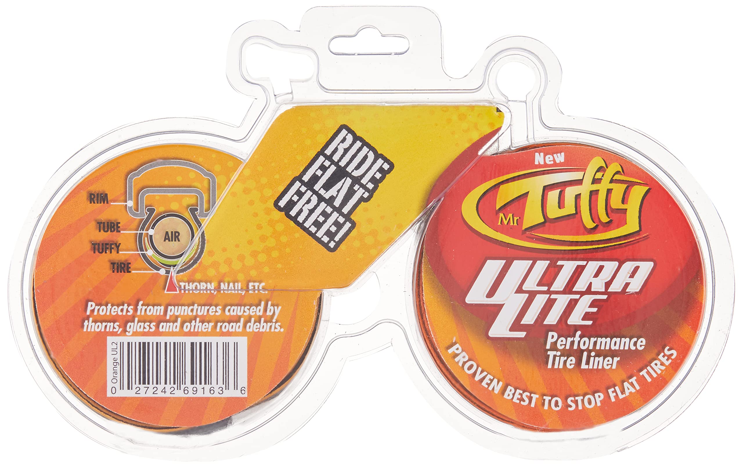Mr. Tuffy Ultra Lite Bicycle Tire Liner, Silver