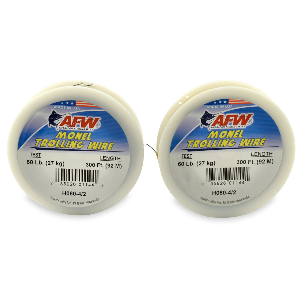 American Fishing Wire Monel Trolling Wire (Single Strand), Bright Color, 20 Pound Test, 300-Feet