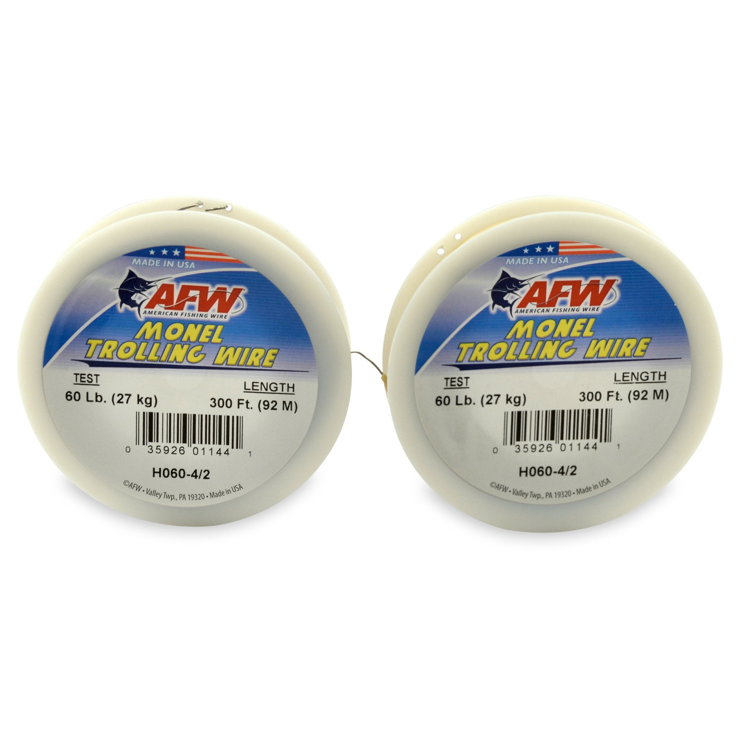 American Fishing Wire Monel Trolling Wire (Single Strand), Bright Color, 20 Pound Test, 300-Feet