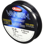 Berkley Vanish, Clear, 2Lb | 0.9Kg, 110Yd | 100M Fluorocarbon Fishing Line, Suitable For Saltwater And Freshwater Environments