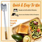 Palmer Cast Iron Long Handle Sandwich Toaster
