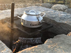 Gamemaker Open Fire Cooking Grill - Portable Campfire Grill For Open Flame Cooking, Firepits, Outdoor Fire Rings & Camping - Hea